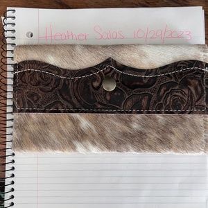 Dancing Cactus Designs Cowhide Wallet